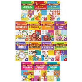 Okula Gidiyorum Seti - 14 Kitap - Kolektif