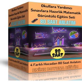 Okullara Yardımcı Sınavlara Hazırlık Matematik Seti Enine Boyuna Eğitim