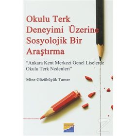 OKULU TERK DENEYIMI ÜZERINE SOSYOLOJIK BIR ARAŞTIRMA ANKARA KENT MERKEZI GENEL LISELERDE OKULU TERK NEDENLERI - MINE GÖZÜBÜYÜK TAMER
