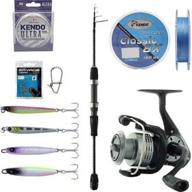 Okuma 210 cm 1-8 gr LRF Kamışı + Okuma Revenger RV-25 FD Olta Makinesi Profesyonel LRF Olta Seti