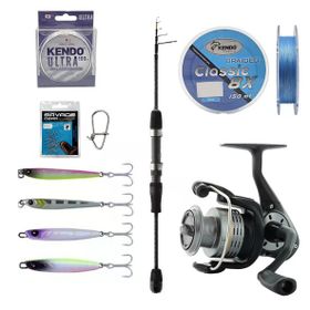 Okuma 210 cm 1-8 gr LRF Kamışı + Okuma Revenger RV-25 FD Olta Makinesi Profesyonel LRF Olta Seti