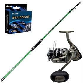Okuma Acuador 6000 - Kendo Spider Boat 180 cm Teleskopik Olta Seti