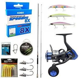 Okuma Azaki Spin 274 CM 12-35 GR 2 Parça Spin Kamışı