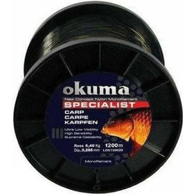 Okuma Carp 1200 mt 25,00 lb 11,36 kg 0,40 mm Camou Misina