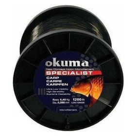 Okuma Carp 1200 mt 28,00 lb 12,73 kg 0,43 mm Camou Misina