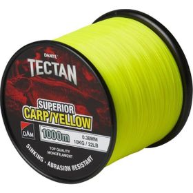 Okuma Dam Tectan Carp Yellow 1000 mt 0,30 mm Misina