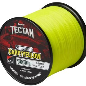 Okuma Dam Tectan Carp/yellow 1000 mt 0,35 mm Misina