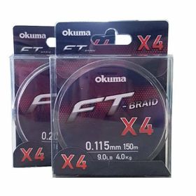 Okuma Ft-4 Braided Line 0,130 mm 150 mt Grey Örgü İp