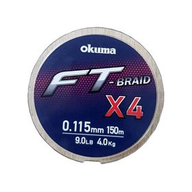 Okuma FT-4 Braided Line 150 mt 0.280 mm Grey Örgü İp