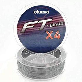 Okuma FT-4 Braided Line 300 mt 0.235 mm Grey Örgü İp Misina