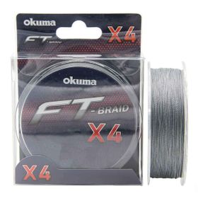 Okuma FT-4 Braided Line 300 mt 0.235 mm Grey Örgü İp Misina