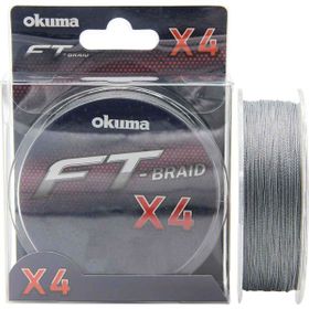 Okuma Ft-x4 Braided Line 300 mt 0,205 mm Grey Örgü İp Olta Misinası