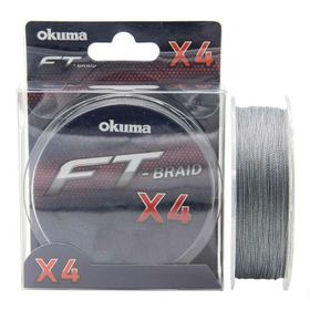 Okuma Ft X4 Braided Line 300 mt Grey Örgü İp
