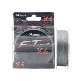 Okuma Ft X4 Braided Line 300 mt Grey Örgü İp