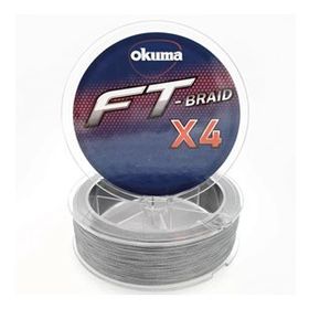 Okuma Ft X4 Braided Line 300 mt Grey Örgü İp