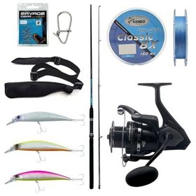 Okuma G-Power Spin 240 cm 15-40 gr Spin Kamışı+Wave Power WP-4000A1 Olta Makinesi
