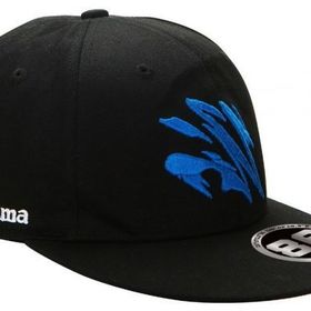 Okuma Motif Flat Peak Erkek Şapka