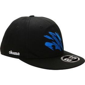 Okuma Motif Flat Peak Erkek Şapka