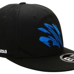 Okuma Motif Flat Peak Erkek Şapka