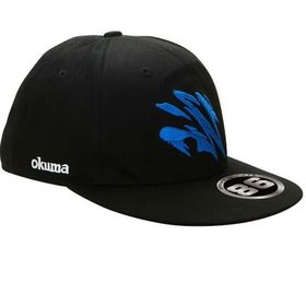 Okuma Motif Flat Peak Erkek Şapka