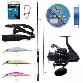 Okuma Psycho Stick Game 243 cm Ex-Fast 15-40 gr 2 Parça Olta Kamışı+WP-4000A1 Wawe Power