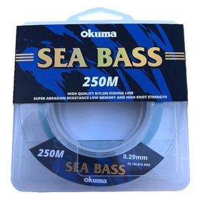 Okuma Sea Bass Nylon Moss Green Color 250 mt Misina