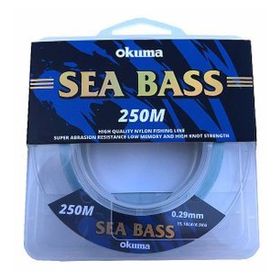 Okuma Sea Bass Nylon Moss Green Color 250 mt Misina
