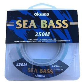 Okuma Sea Bass Nylon Moss Green Color 250 mt Misina