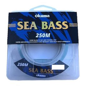 Okuma Sea Bass Nylon Moss Green Color 250 mt Misina