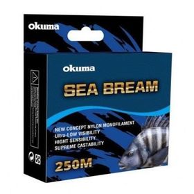Okuma Sea Bream Nylon 250 m Clear Color
