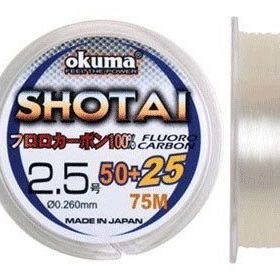 Okuma Shotai Fluorocarbon 75 m 0.285 mm Misina