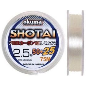 Okuma Shotai Fluorocarbon 75 mt 0,185 mm Misina