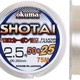 Okuma Shotai Fluorocarbon 75 mt 0,235 mm Misina