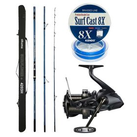 Okuma Surfliner+ Surf 420 cm 3 Parça Olta Kamışı + Shimano Speedmaster 14000 XTD Makina