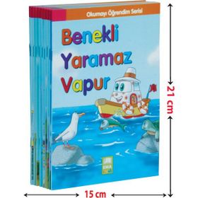 Okumayı Öğrendim Seti 10 Kitap Takım - Küçük Boy - Erdinç Akbaş