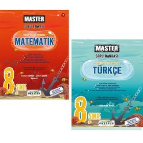 Okyanus 2023 8. Sınıf Matematik Türkçe Master Soru Bankası Seti