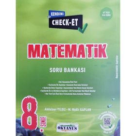 Okyanus Hazırlık Yayınları LGS 8. Sınıf Kendini Check - Et Matematik Soru Bankası
