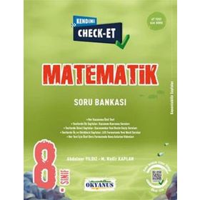 Okyanus Hazırlık Yayınları LGS 8. Sınıf Kendini Check - Et Matematik Soru Bankası