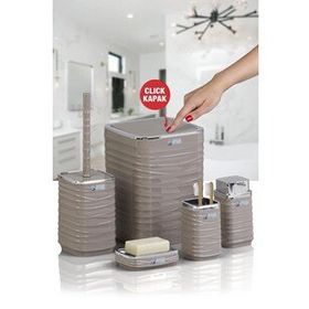 Okyanus Home Luna Vizon Kromlu Kare 5'li Banyo Seti