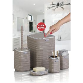 Okyanus Home Luna Vizon Kromlu Kare 5'li Banyo Seti