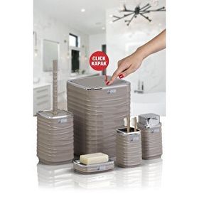 Okyanus Home Luna Vizon Kromlu Kare 5'li Banyo Seti