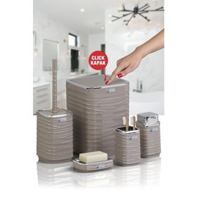 Okyanus Home Luna Vizon Kromlu Kare 5'li Banyo Seti
