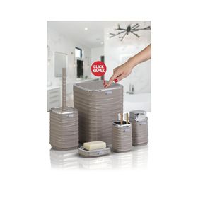 Okyanus Home Luna Vizon Kromlu Kare 5'li Banyo Seti
