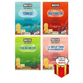 Okyanus Lgs 8. Sınıf Master Türkçe Inkilap Matematik Fen Soru Bankası Seti