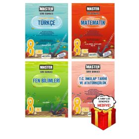 Okyanus Lgs 8. Sınıf Master Türkçe Inkilap Matematik Fen Soru Bankası Seti