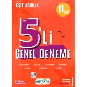Okyanus Yayıncılık 11. Sınıf 5'li Eşit Ağırlık Deneme