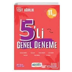 Okyanus Yayıncılık 11. Sınıf 5'li Eşit Ağırlık Deneme