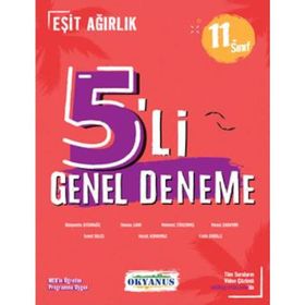 Okyanus Yayıncılık 11. Sınıf 5'li Eşit Ağırlık Deneme