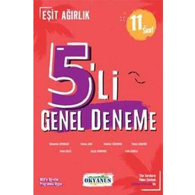 Okyanus Yayıncılık 11. Sınıf 5'li Eşit Ağırlık Deneme