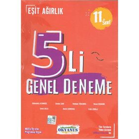 Okyanus Yayıncılık 11. Sınıf 5'li Eşit Ağırlık Deneme